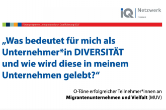 Wir nehmen mit MUV am Deutschen Diversity Tag teil